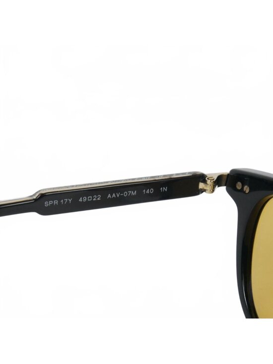 Prada Sunglasses Eyewear Frame Color Lens Spr 49 Black Gold